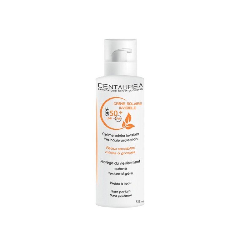 CENTAUREA Crème Solaire Invisible Spf50+ 125ml