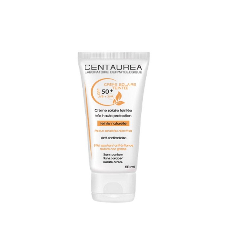 CENTAUREA Crème Solaire Teinté Spf50+