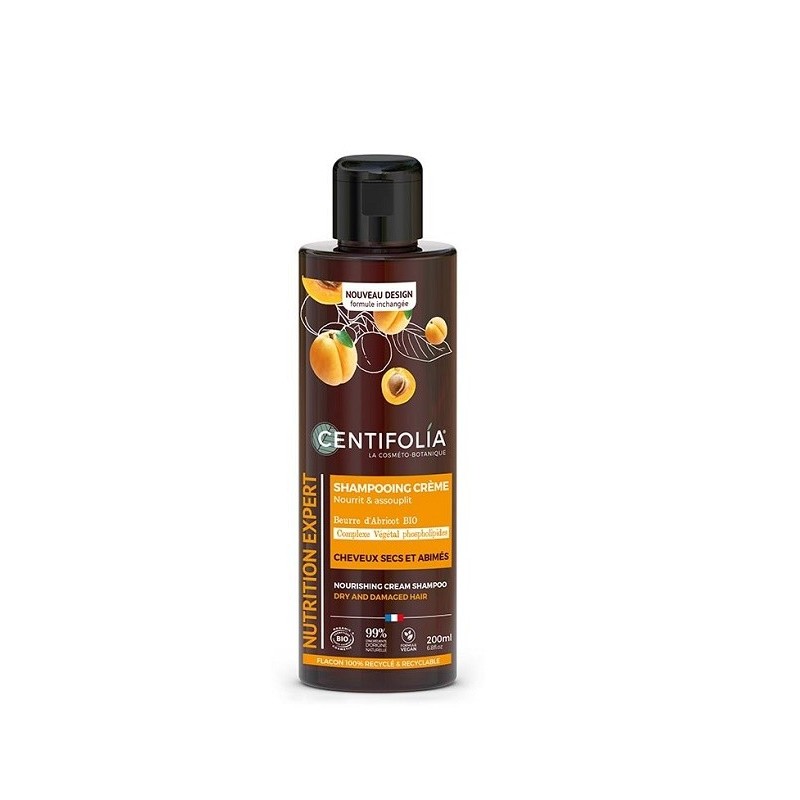 CENTIFOLIA SHAMPOING CRÈME NUTRITION Cheveux Secs et Abimes 200ml