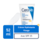 CeraVe Crème Hydratante Visage SPF25 Peau Normale à Sèche | 52ml CeraVe Crème Hydratante Visage SPF25 Peau Normale à Sèche | 52ml
