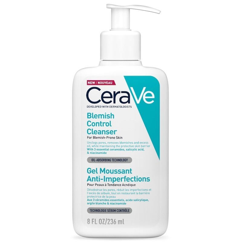 CeraVe Gel Moussant Anti-Imperfections | Peau Grasse à Tendance Acnéique | 236ml