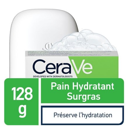 CeraVe Pain Hydratant Surgras Peau Normale à Sèche | 128g