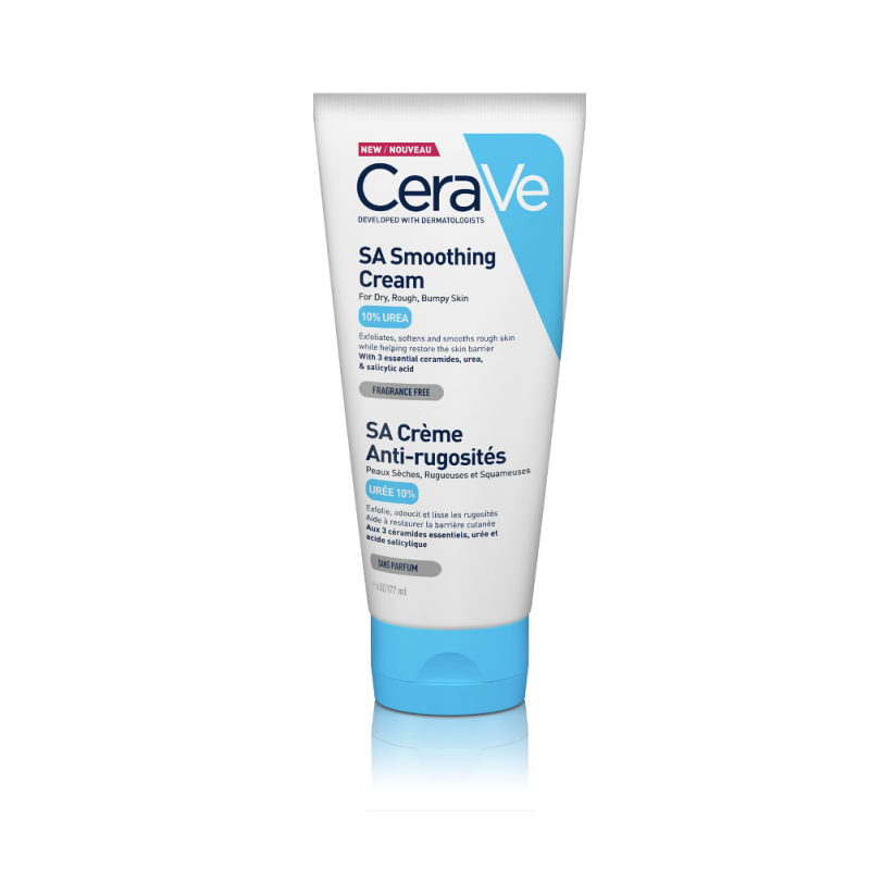 CeraVe SA Crème Anti-Rugosités Peau Sèche et Squameuse | 177ml