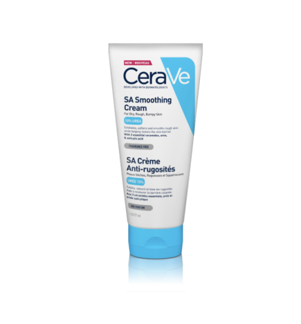 CeraVe SA Crème Anti-Rugosités Peau Sèche et Squameuse | 177ml