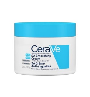 CeraVe SA Crème Anti-Rugosités Peau Sèche et Squameuse | 340g