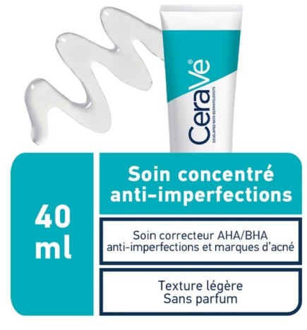 CeraVe Soin Concentré Anti-Imperfections |Peau Grasse à Tendance Acnéique | 40ml
