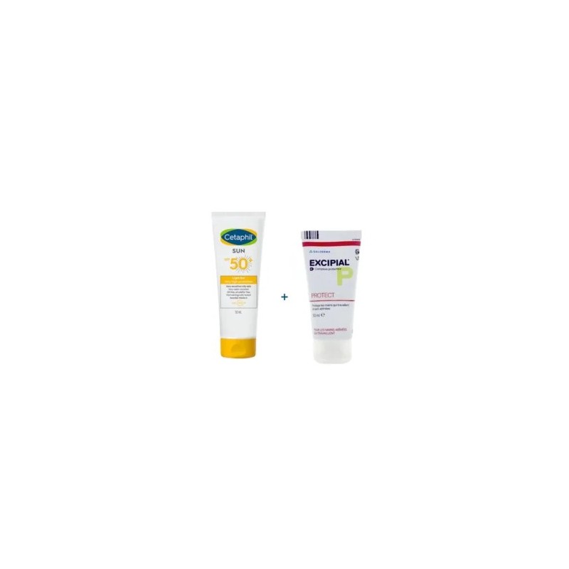 Cetaphil Sun Light gel spf50+ 100ml  égal  Excipial Repair Offert