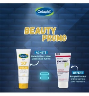 Cetaphil Sun Lotion spf50+ 100ml  égal  Excipial Protect offert