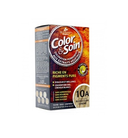 Color Et Soin Blond Clair Cendre 10A