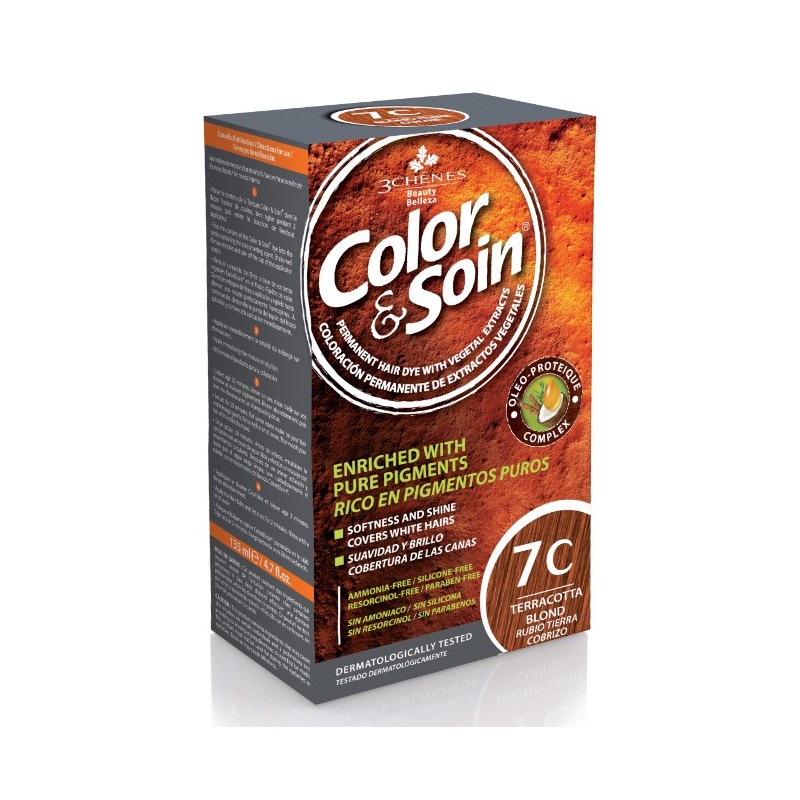 Color Et Soin Blond Terre Cuivre 7C