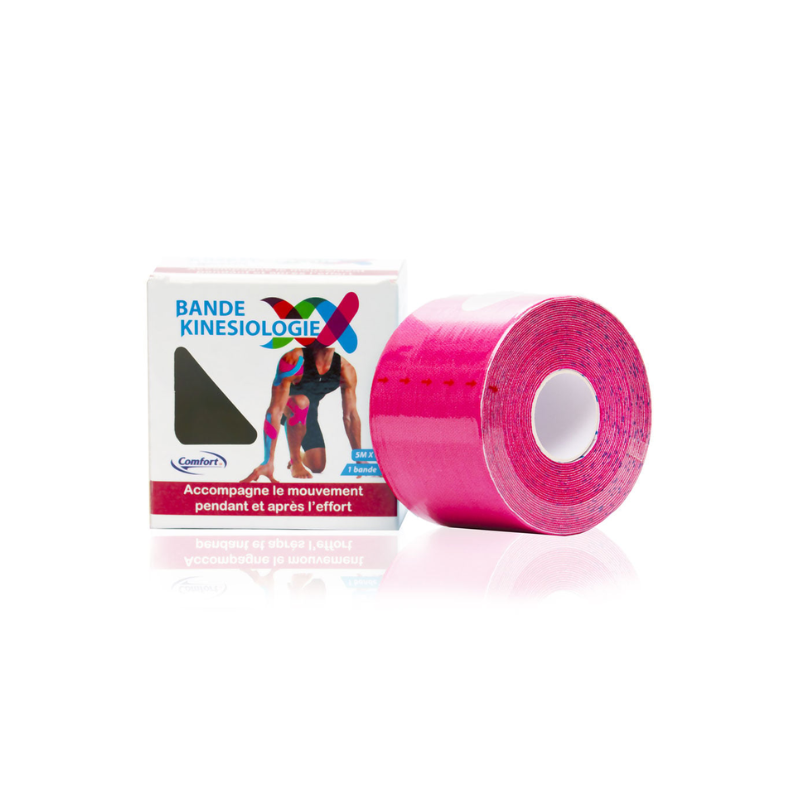 Comfort Bande Kinesiologie 5mx5cm Rose