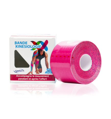 Comfort Bande Kinesiologie 5mx5cm Rose