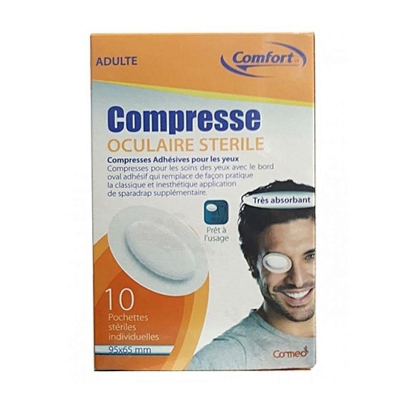 Comfort Compresse Oculaire Adulte 10 Pièces