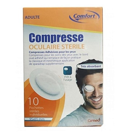 Comfort Compresse Oculaire Adulte 10 Pièces
