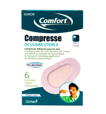 Comfort Compresse Oculaire Junior 10 Pieces