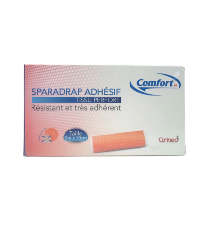 Comfort Sparadrap Adhesif Rouge 5m X 10cm
