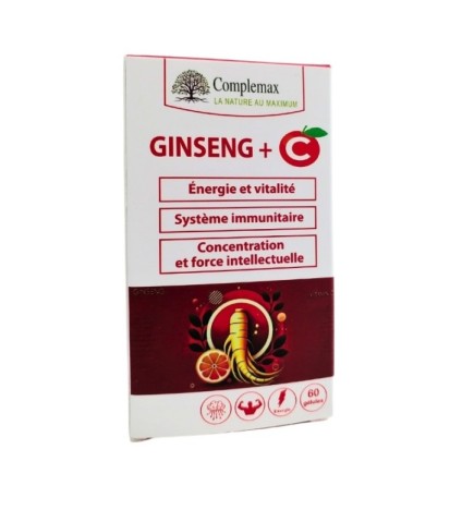 Complemax Ginseng + C 60 Gelules