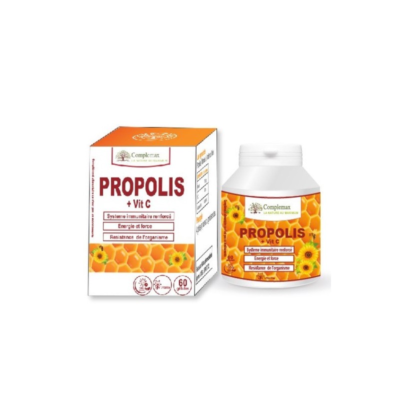 Complemax Propolis + Vitamine C 250mg 60 gelules