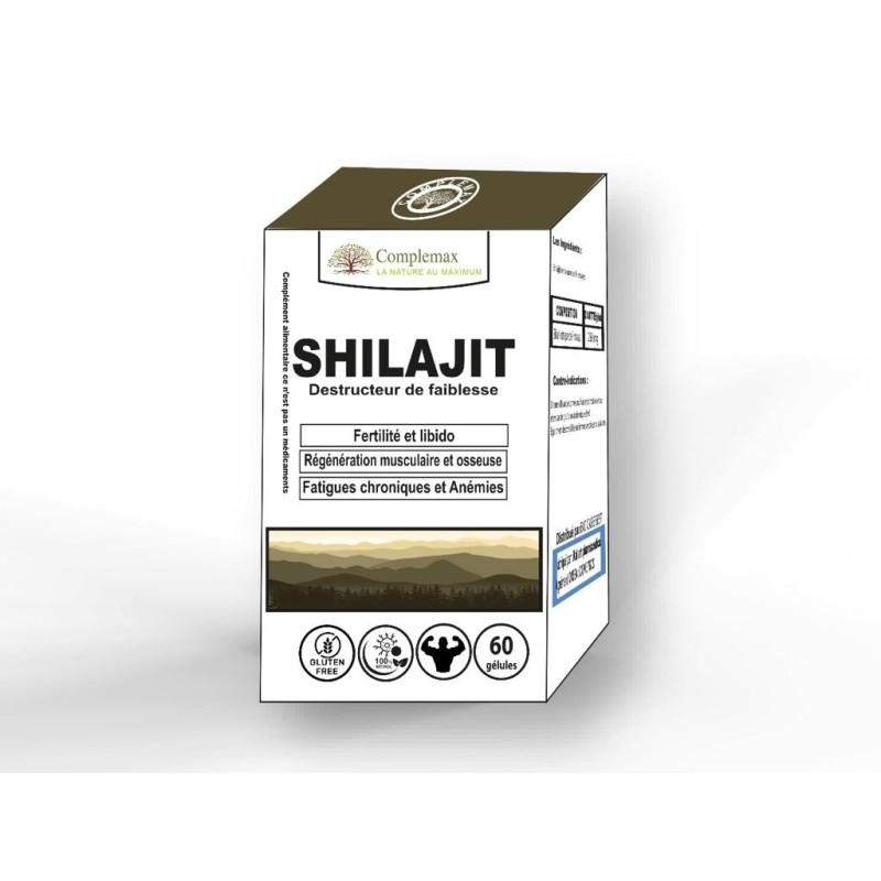 Complemax Shilajit 60 Gelules
